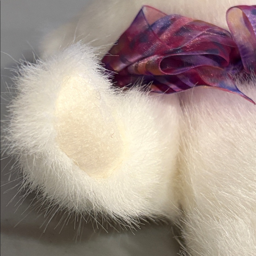 Boyds Bears Kimmy White Teddy Bear with Easter Egg on Foot - Picture 15 of 15
